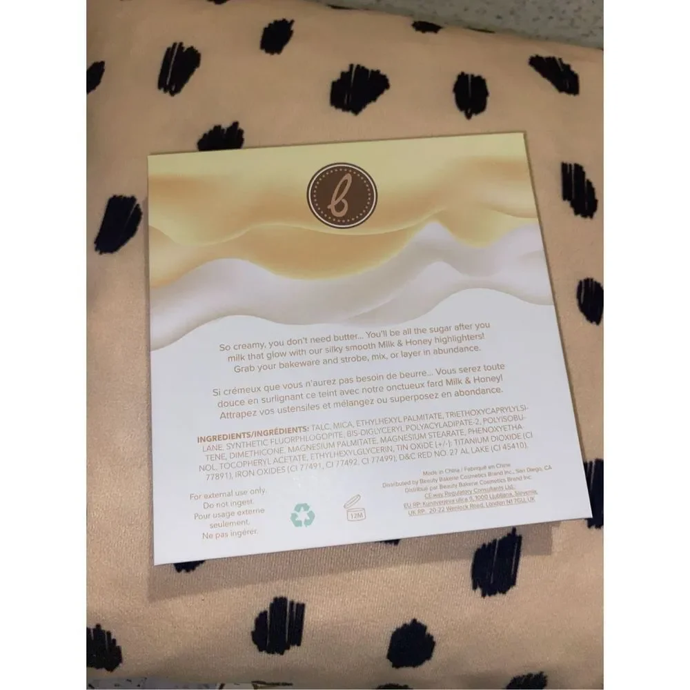 Beauty Bakerie Milk & Honey Highlighting Four Color Palette NIB